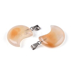 Подвески из натурального красного агата (окрашенного и нагретого)&nbsp;G-T143-50A