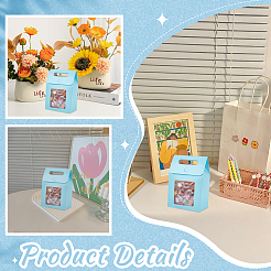 Бумажные коробки для хранения подарков с видимым окном&nbsp;CON-WH0110-003B-01