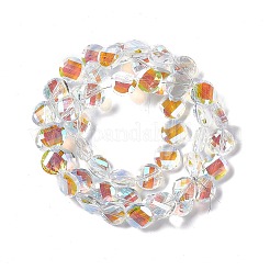 Граненые круглые стеклянные бусины&nbsp;EGLA-E030-01G