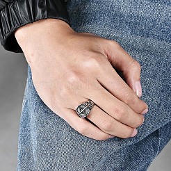 Fingerringe aus chirurgischem Edelstahl 316L für Herren&nbsp;FS-WGFC20E-05