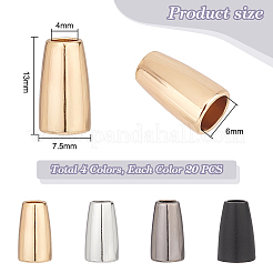 80 шт. 4-цветные литые наконечники для шнура FIND-PH0017-89