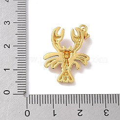 Латунь эмаль подвески&nbsp;KK-Z124-01G-03