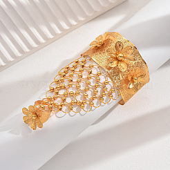 Роскошные браслеты из железных колец для невесты на Ближнем Востоке с цветочным узором EW5813