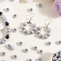 800 шт. окрашенные распылением пластиковые бусины KY-SP0001-55A