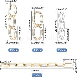 4 стиль цинковый сплав декорированная цепь&nbsp;FIND-CA0003-92
