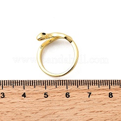 Латунные эмалевые манжеты для женщин&nbsp;RJEW-F188-04G-01