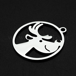 Не тускнеющие рождественские подвески из нержавеющей стали 201 STAS-R111-JA690