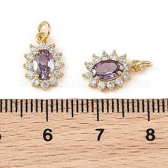 Ciondoli Shegrace in ottone con micro pavé di zirconi cubici&nbsp;XGRQ2O119-446E-G