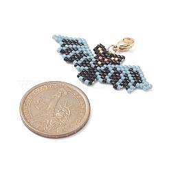 Ткацкий станок ручной работы с узором из бисера HJEW-MZ00014