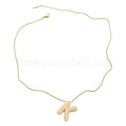 Латунные микропаве прозрачные кубические цирконии начальные подвески ожерелья для женщин FS-WGDC51D-11