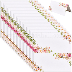 1 пакет бумажных пустых карточек для рассадки&nbsp;AJEW-CN0004-26A