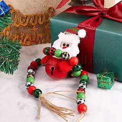 Расписные бусы из натурального дерева WOOD-SZ0001-08