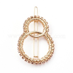 Сплав полые геометрические бисер заколки для волос PHAR-JH00075