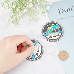 2шт 3d алюминиевые наклейки на автомобиль DIY-GF0005-81B