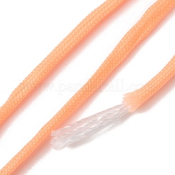 蓄光ナイロン7芯コード  暗闇で光る  DIYクラフト用  オレンジ  4x2mm  約2.19ヤード（2m）/バンドル&nbsp;FB-CBACC7B-01A