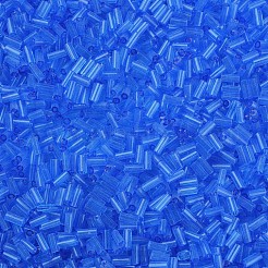Perles de bugle de verre transparent&nbsp;SEED-N005-001-C10