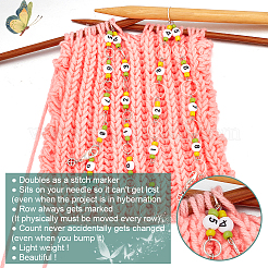 Цепочки для вязания рядов из акрила и бисера HJEW-NB00112