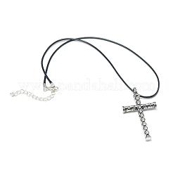 Сплав ожерелья шкентеля NJEW-S381-029