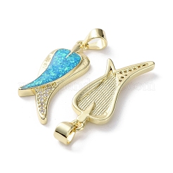 Стойки обшивки латунь микро проложить Циркон подвеску&nbsp;KK-C041-09G