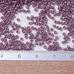 MIYUKIデリカビーズ小  シリンダー  日本製シードビーズ  15/0  （dbs0265)不透明な藤色の光沢  1.1x1.3mm  穴：0.7mm  約175000個/袋  50 G /袋&nbsp;SEED-X0054-DBS0265
