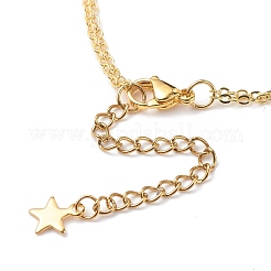 Браслеты со звеньями из прозрачного кубического циркония BJEW-JB08843