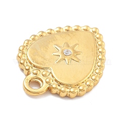 Ciondoli in strass in acciaio inossidabile 304&nbsp;STAS-R155-035B-G