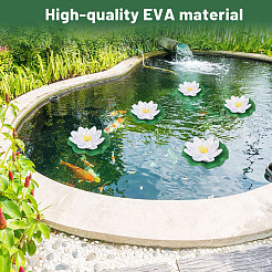 Künstliches Lotusblatt und Lotusblume aus EVA-Schaum&nbsp;AJEW-WH0434-70