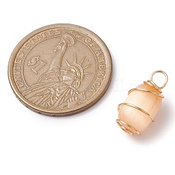 Подвески из окрашенного натурального селенита PALLOY-JF02965