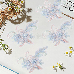 Аппликация из полиэстера с вышивкой&nbsp;DIY-WH20055-026B