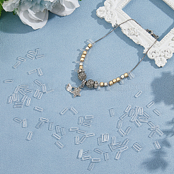 100 шт. прозрачное силиконовое кольцо FIND-HS0001-19