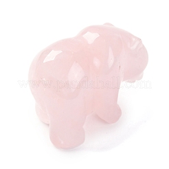 Натуральный розы украшения кварц дисплей DJEW-P019-C05