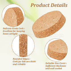 Деревянные пробки для бутылок&nbsp;AJEW-WH0024-164B