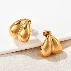 Серьги-гвоздики из нержавеющей стали 304 для женщин EJEW-U051-04G