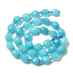 Бусины из натурального белого нефрита G-D305-B01-01B