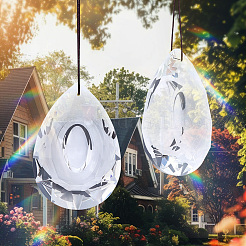 Прозрачные стеклянные подвески&nbsp;GLAA-SP0001-18C