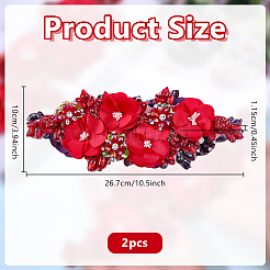 Accessori per costumi in poliestere e strass&nbsp;PATC-WH0003-57B