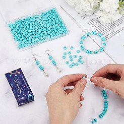 3 прядь бусины из полимерной глины ручной работы&nbsp;CLAY-SC0001-67C