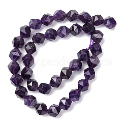 Граненый натуральный аметист G-K066-09-10mm