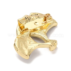 Значки на лацкан из цинкового сплава со стразами для рюкзака&nbsp;JEWB-D305-02B-G