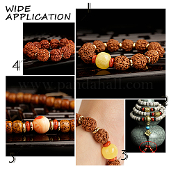 Плоские круглые латунные шариков прокладки&nbsp;KK-PH0036-59