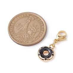 Украшения из эмали из сплава пончиков HJEW-JM01913