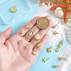 16шт 8 стиля латунные подвески&nbsp;KK-PH0013-86