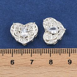 Многожильные звенья из латуни с паве из кубического циркония ZIRC-F145-08S-01