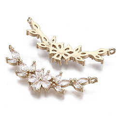 Соединители из латуни с микрочастицами и кубическим цирконием&nbsp;X-KK-R111-020