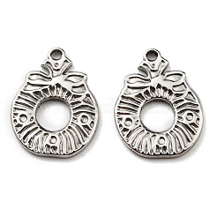 Pendentifs en acier inoxydable 304 anti-ternissement&nbsp;STAS-Q248-10P