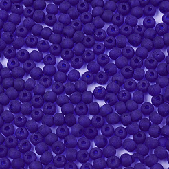 Perline di vetro satinato colori&nbsp;SEED-S040-04A-04