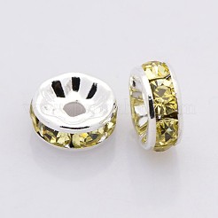 Perline distanziatori strass in ottone&nbsp;RB-A014-Z7mm-13S-NF