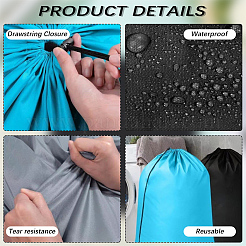 Прямоугольная дорожная сумка для белья из ткани Оксфорд ABAG-WH20015-09A