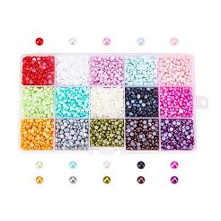 Абс пластмассовые кабошоны SACR-X0014-4mm-01