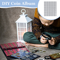 Страницы для переплета коллекции монет из ПВХ DIY-WH0430-349